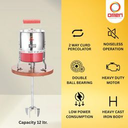 Omen Changing Lives Madhani Machine | Mathani Machine | Electric Hand Blender for Churning | 2-Speed Control | Compact & Durable | Easy to Use and Clean | Ideal for Lassi, Butter, Buttermilk image 5