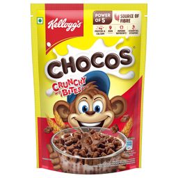 Kellogg's Crunchy Bites | Source Of Calcium, High In Protein, With 10 Essential Vitamins & Minerals, Source Of Fibre | Breakfast Cerea l For Kids | 375g image 1