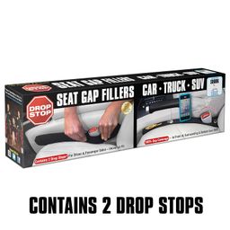 Drop Stop - The Original Patented Car Seat Gap Filler - Set of 2 (AS SEEN ON SHARK TANK), Multi image 2