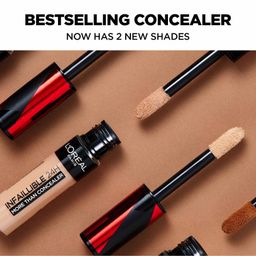 l'oreal paris L'Oréal Paris Full Coverage Concealer, Waterproof Formula, For Undereye Circles and Blemishes, For Highlighting and Contouring, Infallible, Shade: 314, 10g image 3