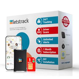 Letstrack | GPS Tracker for Personal Tracking for Kids, Vehicle & Baggage | 24 * 7 Live Tracking | Hidden GPS Tracker | (1 Month Pre-Recharged SIM Included + Mobile App) image 1