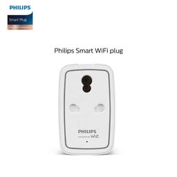 PHILIPS 6-16A Smart WiFi Plug | Wiz Connected Voice Controlled, Amazon Alexa & Google Assistant Compatible Smart Plug with Energy Consumption Monitoring, Pack of 1 image 2