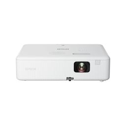 Epson Co-W01 Wxga Video Projector,Hd Ready 16:10,3Lcd Technology,3000 Lumens,Usb/Hdmi Connection,Horizontal Vertical Keystone Correction,Built-In Speaker,Projection Up To 378",White image 1