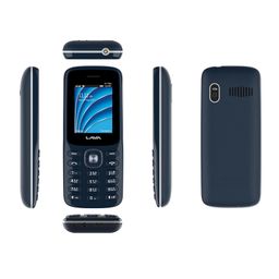 Lava A1 Vibe Dual Sim Keypad Mobile Phone (with Vibration Alert) | 1.8" Large Display | AI-Powered 1000 mAh Battery | Number Talker | Military Grade Body | Call Blink Notifications (Blue Silver) image 4