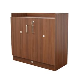 generic Lockable Engineered Wood Shoe Rack, Cabinet, Storage, Rack, with Door, Classice Walnut, Wenge (Classic Walnut) image 5