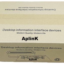 AplinK Desktop Pop Up Box with 3 Outlets 1Type C & 1 USB(DC 5V 2.1A) Ports (Connection Box Desktop Pop Up Outlet) Black image 4