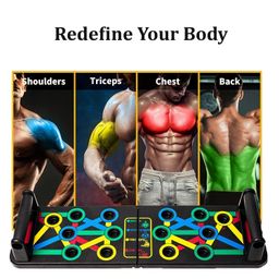 generic RS Combo of Multifunctional foldable Push-Up Board, Double Toning Tube, and Adjustable Hand Gripper (Multicolor) image 5
