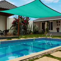 Amazon Brand - Solimo High Density Multipurpose Shade Net/Green Net - 75% (10 ft x 32 ft, Green Colour) image 4