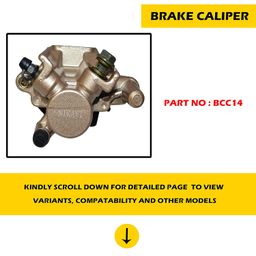 NIKAVI BCC14 Rear Brake Caliper Assembly Compatible for Yamaha R15(Rear) image 2