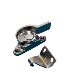generic Crescent Window Latch - Set of 2 (Right and Left Hand) - Sliding Window Latch - Stainless Steel Finish image 3
