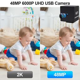 MMlove 48MP USB Camera Ultra HD 8000×6000 Fast Autofocus Web Camera with 80 Degree No Distortion Lens Embedded Industrial Security Camera for Linux Windows Android Mac Raspberry Pi image 2
