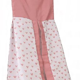 cribmate 1 PC Light Pink Hearts Print pattern Crib Diaper Stacker Storage Organizer image 1