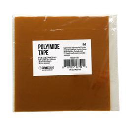 Gizmo Dorks Kapton Tape (Polyimide) for 3D Printers and Printing, 8 x 8 inches, 10 Sheets per Pack image 5