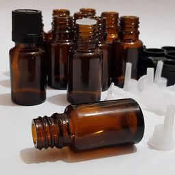 Pure Source India Empty 10 ML Amber Glass Bottle with Leak-Proof Euro Dropper and Cap with Seal,Suitable to Store Essential Oil,Medicine Etc...(Set of 6 Pcs) image 4