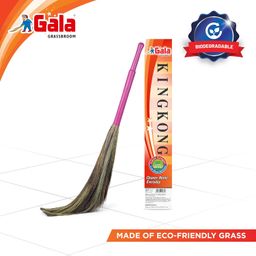 Gala King Kong Grass Floor Broom - Pack Of 1, Pink image 4