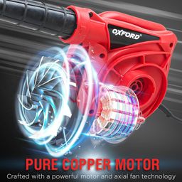 oxford OXFORD® O320 Variable Speed Blower for Cleaning Mesh Door, Computers, Keyboard - 3.2m/min Handheld Air Blower with 750W, 14000rpm for Home, Office, Car image 4