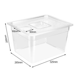 ATORSE Sous Vide Cooker Precision Detachable Accessories for Immersion Circulator 11L Container image 3