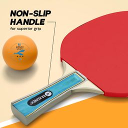 Konex Table Tennis Racket/Bat with Premium Rubber for Beginner to Intermediate Players (1 Unit) image 3
