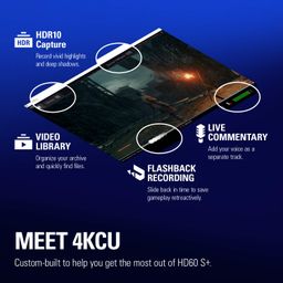 Corsair Elgato Game Capture HD60 S +, Capture Card for Recording in 1080p60 HDR10 and delay-Free 4K60 HDR10 passthrough, Ultra-Low Latency Technology image 5