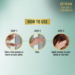 Streax Anti Split Hair serum, 100 ml I with Bio - Elixir I Controls split ends image 3
