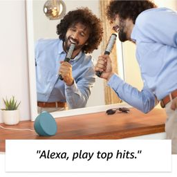 Amazon Echo Pop| Smart speaker with Alexa and Bluetooth| Loud sound, balanced bass, crisp vocals| Black image 3