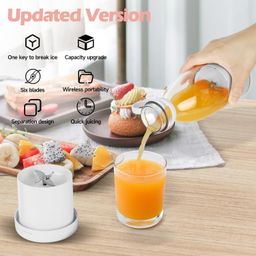 generic Portable Blenderr, USB Rechargeable Mini MIXER, Electric Juicerr Bottle Blenderr Grinder Mixer, Personal Size Blender for Juices, Shakes and Smoothies, Fruit Juicerr Machine image 5
