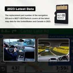 stymart Latest 2023 Maps Updated 86271 0E075 Navigation GPS SD Card US & Canada Maps Micro SD Card for Upgrading Your Car GPS Navigation System Compatible with Toyota 4Runner RAV4 Tundra image 5