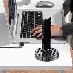 Tobo M.2 NVMe SSD to USB Docking Station Adapter, External M.2 PCI-e NVMe SSD to USB-C Reader Adapter Converter for M.2 (M Key) NVMe SSD TD-1426HS image 2