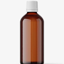 2imu 2IMU® Empty Amber Glass Bottle 100ml, Leak Proof Euro Dropper White Sealable Cap. Ideal to Store Essential Oils, Fragrances, Medicines, DIY Perfumes, Homeopathy & Refillable (12) image 1
