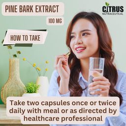 CITRUS NUTRACEUTICAL Pine bark 100 mg For Support Antioxidant Heart health Inflammation and Healthy joints- 60 Capsules image 5