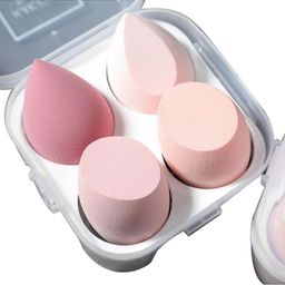 Omidazzle Ultra soft Blender Makeup Sponge Set of 4 with box (Multicolor) image 1