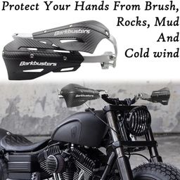 Sorax Universal Bike Hand Guards Protectors for 7/8" 22mm Handlebar Size Off Roding Specially Made for Hand Safety While Riding (1Set) image 3