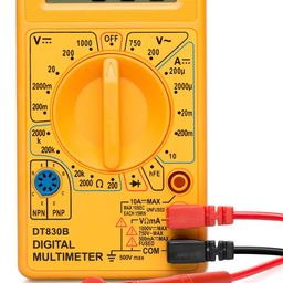 FEDUS Digital Multimeter Diode & Transistor Tester AC DC Volt Test Voltmeter, Automotive Multimeter Meter Tester, Measure Voltage Test, Car Battery Tester, Analog Multimeter Kit, Volt Meter image 1