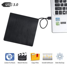 ooclcurful External CD/DVD Drive, USB 3.0 CD Player DVD Drive ROM +/-RW Optical Reader Writer Burner for Windows 10/8/7, Linux, Mac Laptop Desktop PC, MacBook Pro/ Air, iMac, Surface Pro (Black) image 3