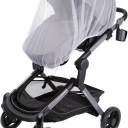 the moon brand Moon Universal Stroller Mosquito Net Breathable Mesh Net Lightweight Portable IndoorOutdoor Fly/Bug Insect Protection Cover for Pushchair, Car Seat, Buggy, Carrycot, Bed, Bassinet, Basket image 1