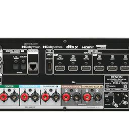 Denon AVR-X1800H 7.2 Channel AV Receiver - 80W/Channel, Wireless Streaming via Built-in HEOS, WiFi, & Bluetooth, Supports Dolby Vision, HDR10+, Dynamic HDR, and Home Automation Systems image 2