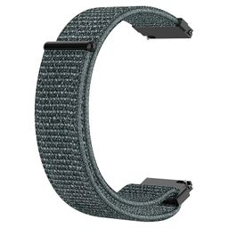ACM Watch Strap Nylon Soft Loop 20mm compatible with Garmin Forerunner 245 Smartwatch Sports Band Grey image 1