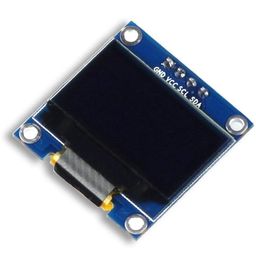 Robocraze 0.96" I2C Iic Spi Semiconductor Accessory Display with 128X64 Resolution Self- Illuminating Display 128X64 | Full Compatible with Arduino- (Pack of 1) image 2