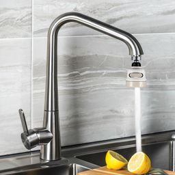 Amazon Basics Rotatable Splash Proof 3 Modes Water Saving Nozzle Filter Faucet Sprayer image 5