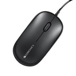 ZEBRONICS JUDWAA 880 Wired USB Keyboard & Mouse Combo, Plug & Play, 105 +12 Integrated Multimedia Keys, 3 Button Mouse, 1000 DPI, High Precision, Advanced Optical Sensor image 2