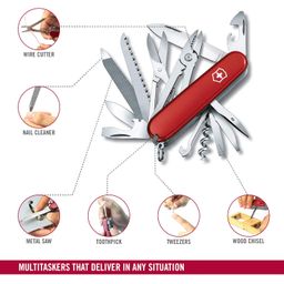 Victorinox Swiss Army Knife - Handyman - 24 Functions, DO-IT-YOURSELF Champion, Multi-utility Tool Gadge - Red, 91 mm image 5