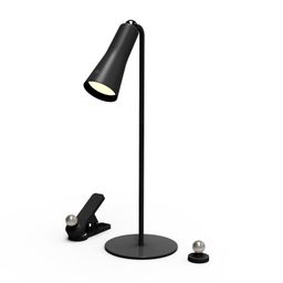 PARSPAR 4 in 1 Magnetic LED Desk Lamp, Table Lamp for Study Desk Light with Powerful Neodymium Magnets & Adjustable Brightness Reading Lamp USB C Charging image 1