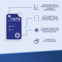 LogTag HAXO-8, Multi-use Temperature & Humidity Data Logger with 8,000 Readings image 3