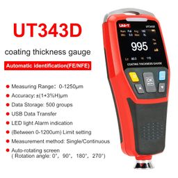 UNI-T UT343D Digital Coating Gauge Meter Thickness Tester with USB Data Function Car Detector Automotive Coating Refinishing Cars Paint Tester Meter image 4