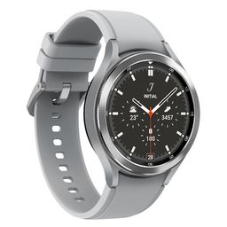 Samsung Galaxy Watch 4 Classic 46mm Smartwatch with ECG Monitor Tracker for Health Fitness Running Sleep Cycles GPS Fall Detection Bluetooth, Silver image 3