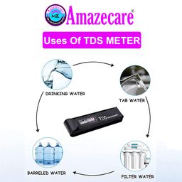Amazecare Digital TDS-3 Meter, for Water Quality Testing with Carry Case image 3