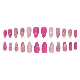 Buddy Jelly Trends Premium Designer 24pcs Stick-on Nails set, with Easy Glue Tab application, Nails are Reusable & Unbreakable (Y-157) image 5