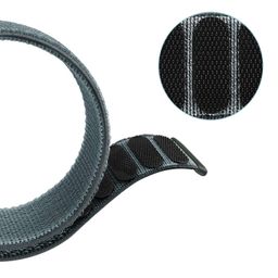 ACM Watch Strap Nylon Soft Loop 20mm compatible with Garmin Forerunner 245 Smartwatch Sports Band Grey image 3