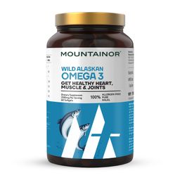 MOUNTAINOR Omega 3 Fish Oil 2500MG Triple Strength Contains - 1100mg EPA & 700mg DHA Per Serving Purified & Mercury Free with No Fishy Burps for Heart, Brain & Joint Health (60 Softgels) image 1
