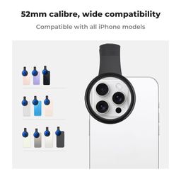 K&F Concept 52mm Clip-on ND2-400 Phone Camera Lens Filter Kit, Adjustable Neutral Density Filter Compatible with iPhone 15 14 13 12 11 image 5